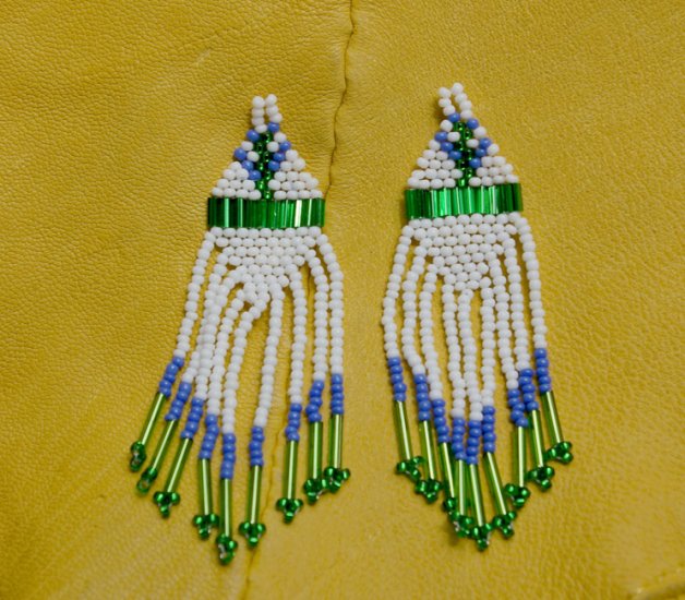 Montana made Beaded Earrings #47