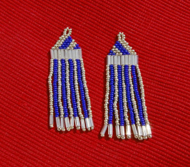 Montana made Beaded Earrings #42