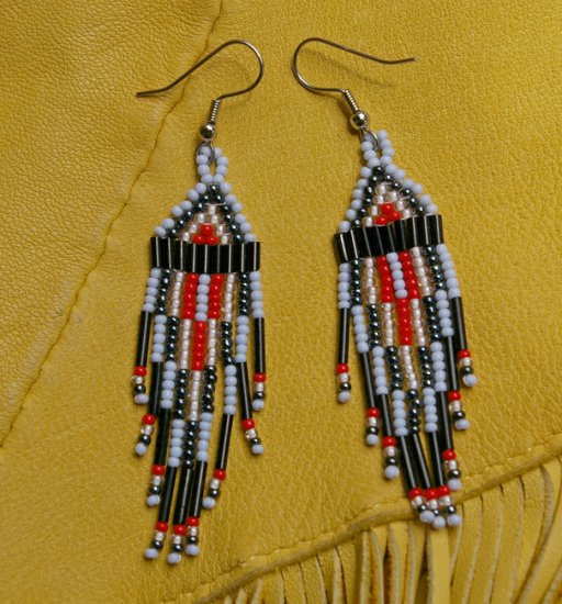 Montana made Beaded Earrings #27