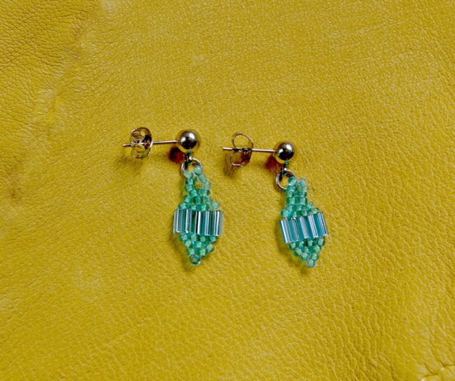 Montana made Beaded Earrings #67