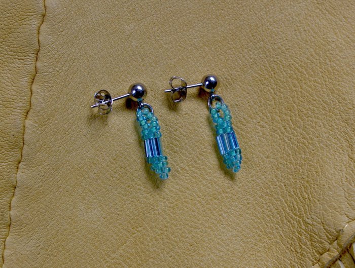Montana made Beaded Earrings #67C