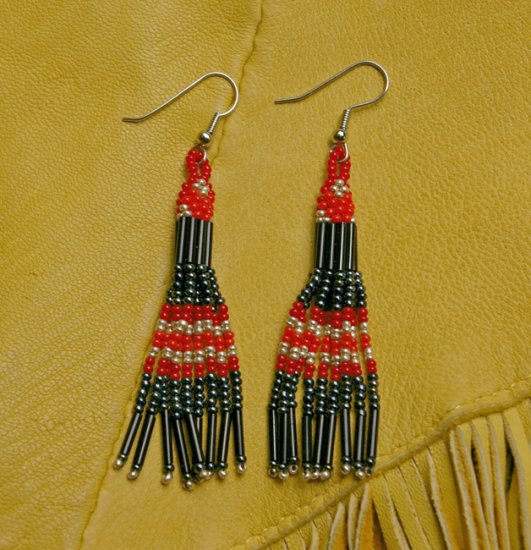 Montana Made Beaded Earrings #34-T
