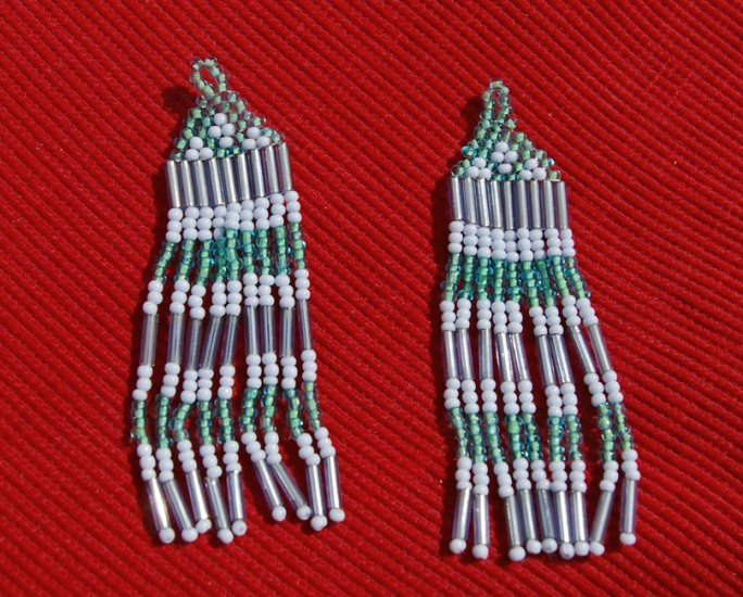 Montana made Beaded Earrings #55