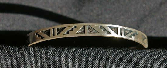 Navajo Sterling Silver Cuff Bracelet