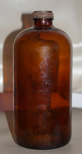 Amber "Ball" Bottle