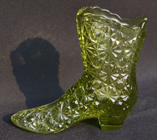 Green Daisy and Button Fenton Boot