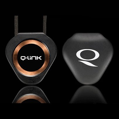 Q-Link Pendant (black) - Protects the body from damaging Electromagnetic Chaos!