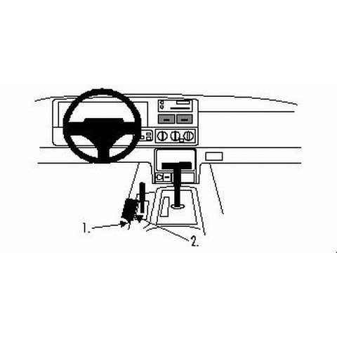 Jeep: Grand Cherokee:1996 - 1998 CONSOLE Mount - ProClip Vehicle Mount