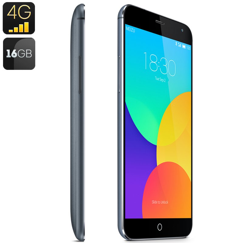 Meizu MX4 4G Smartphone-16GB Capacity,International Version Gray-free world ship