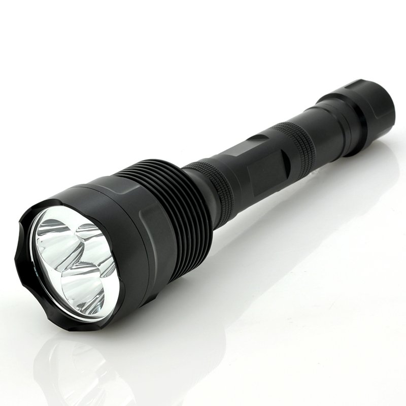 3x Cree XM-L T6 Flashlight - 900 Lumens-free world ship