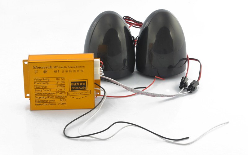 Motorcycle Anti-Theft Alarm And MP3 Player-Free world ship