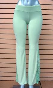 Lace-side pants size S