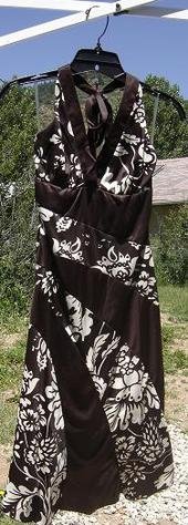 Floral print halter dress size S