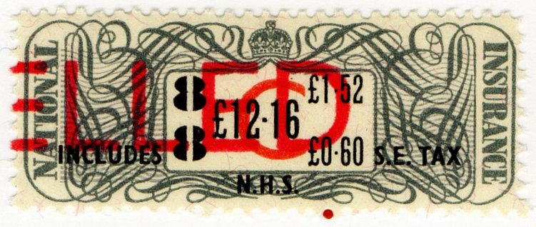 (I.B) Elizabeth II Revenue : National Insurance £12.16
