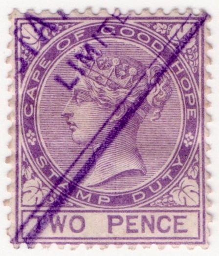 I B Cape Of Good Hope Revenue Stamp Duty D