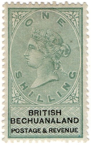 (I.B) British Bechuanaland Revenue : Duty 1/-