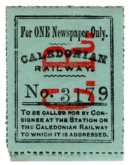 (I.B) Caledonian Railway : Newspaper Parcel