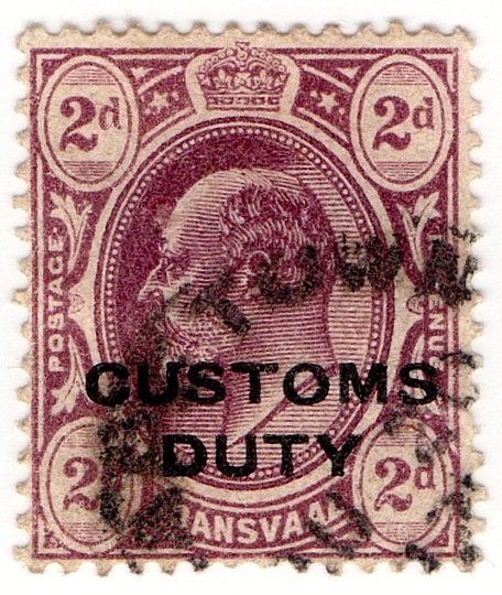 (I.B) Transvaal Revenue : Customs Duty 2d