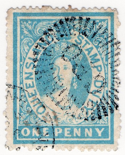 (I.B) Australia - Queensland Revenue : Stamp Duty 1d (postal)