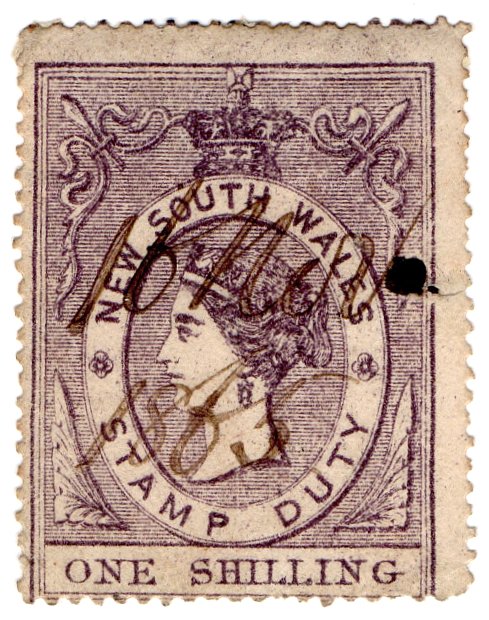 (I.B) Australia - NSW Revenue : Stamp Duty 1/-