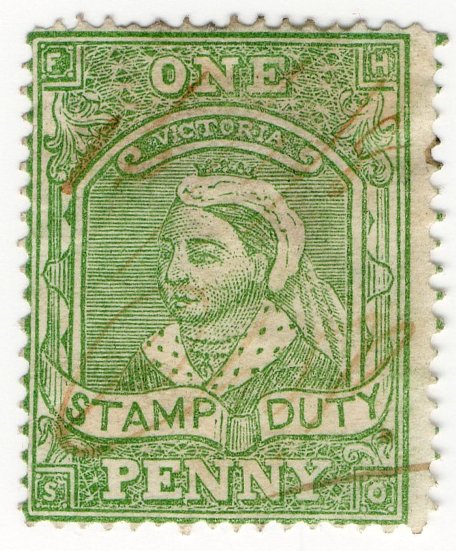 (I.B) Australia - Victoria Revenue : Stamp Duty 1d
