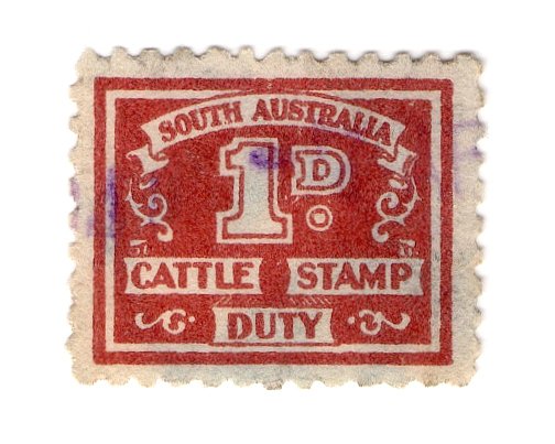 (I.B) Australia - South Australia Revenue : Cattle Duty 1d