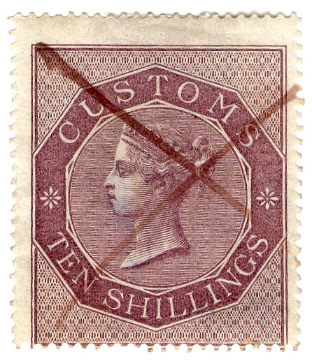 (I.B) QV Revenue : Customs Duty 10/-