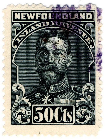 (I.B) Canada Revenue : Newfoundland Inland Revenue 50c