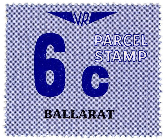 (I.B) Australia - Victoria Railways : Parcels 6c (Ballarat)