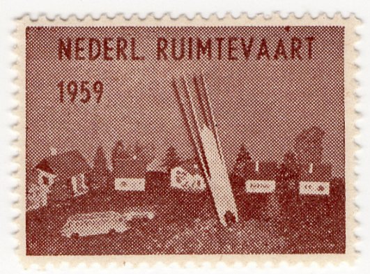(I.B) Netherlands Cinderella : Rocket Mail (Rakentenvluchten) 1959