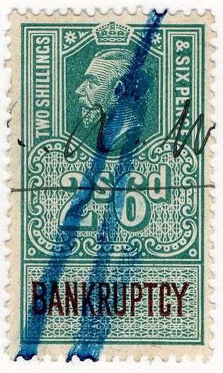 (I.B) George V Revenue : Bankruptcy 2/6d