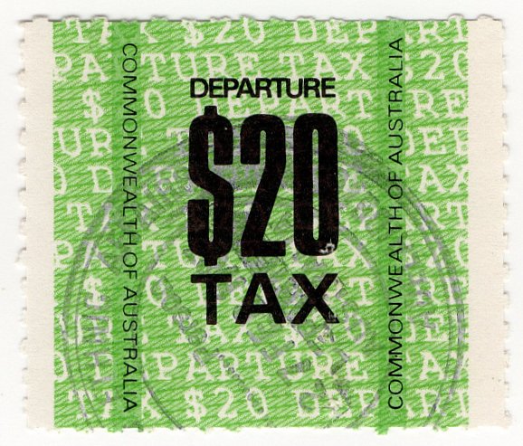 (I.B) Australia Revenue : Departure Tax $20