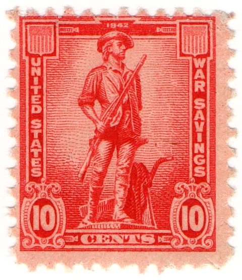 (I.B) US Revenue : War Savings Stamp 10c