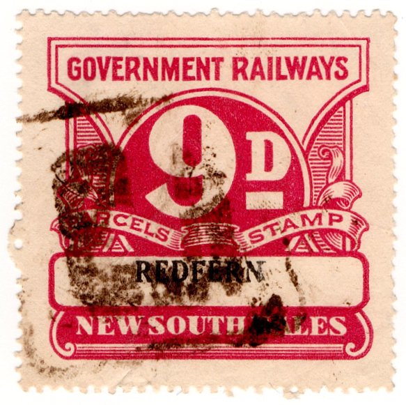 (I.B) Australia - NSW Railways Parcel 9d (Redfern)