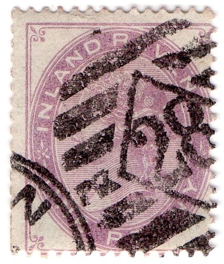 (I.B) QV Revenue : Inland Revenue 1d Lilac (SG F23) London duplex