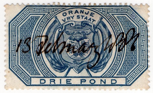 (I.B) Orange Free State Revenue : Duty £3