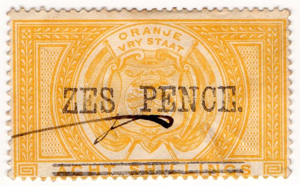 (I.B) Orange Free State Revenue : Duty 6d on 8/- OP