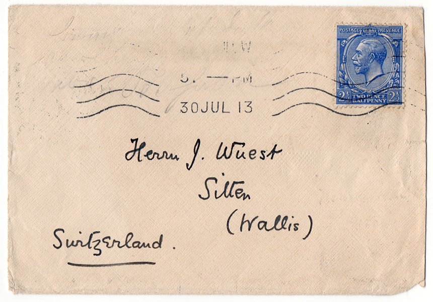 (I.B) France Cinderella : Paris Philatelic Exhibition 1913 (cover)