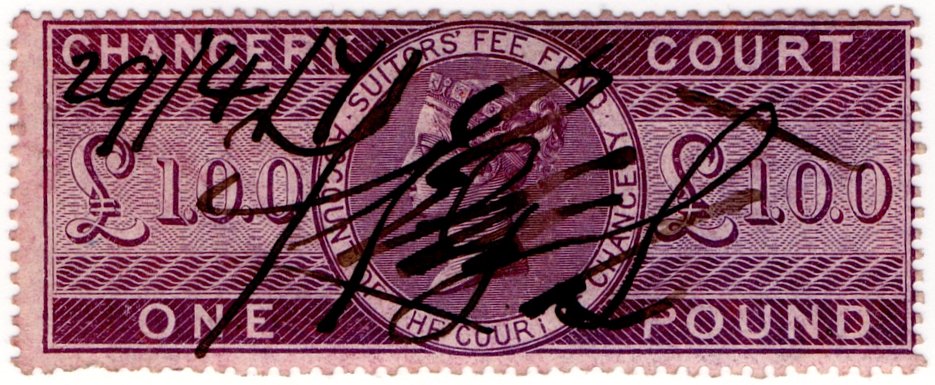 (I.B) QV Revenue : Chancery Court £1 (1857)