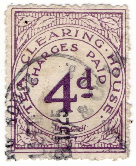 (I.B) George V Revenue : Tea Clearing House 4d