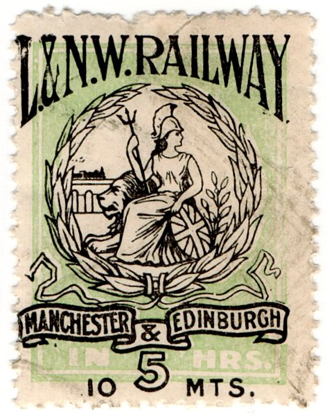 (I.B) London & North Western Railway : Parcel Stamp