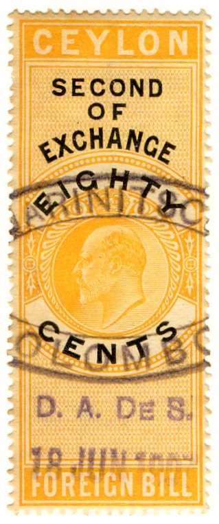 (I.B) Ceylon Revenue : Foreign Bill 80c