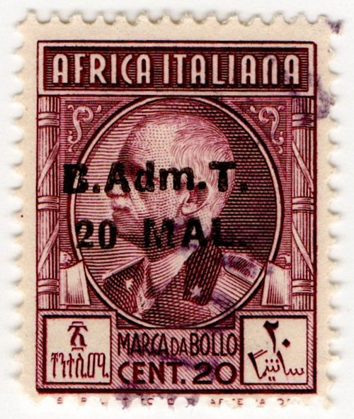 (I.B) BOIC (Tripolitania) Revenue : Duty 20 Mal OP