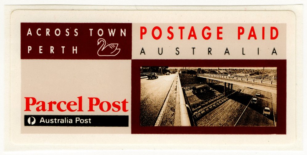 (I.B) Australia Postal : Parcel Post Paid (Perth)