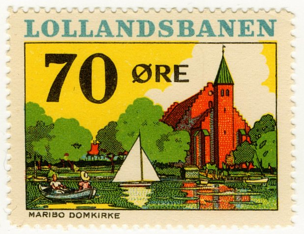 (I.B) Denmark Railway : Lollandesbanen 70 Øre