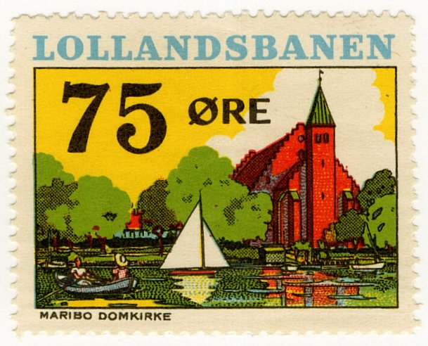 (I.B) Denmark Railway : Lollandesbanen 75 Øre