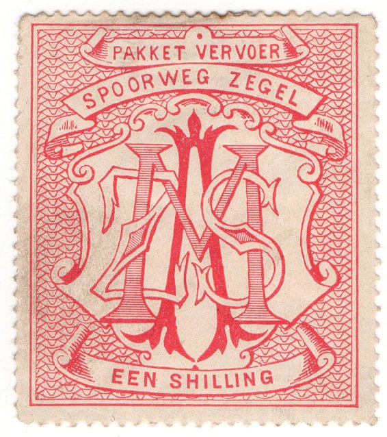 (I.B) South Africa Railways : Parcel Stamp 1/-