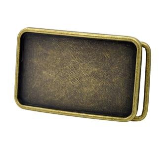 Bronze Blank Belt Buckle Rectangle Create Your Own DIY Buckle Design NEW
