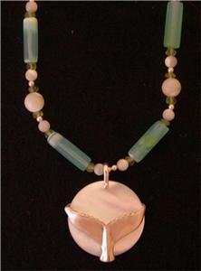 Whale Tail Necklaces 0.925 Sterling Silver Pendants and Beads
