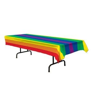 Gay Pride Rainbow Tablecloth 54 x 108 Inches Table Cloth